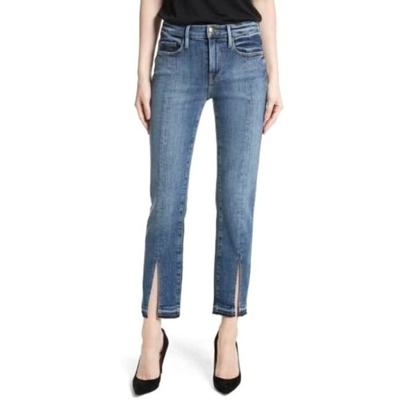 Frame Denim - FRAME Denim Le Nouveau Straight Split Hem Jeans Size 30
